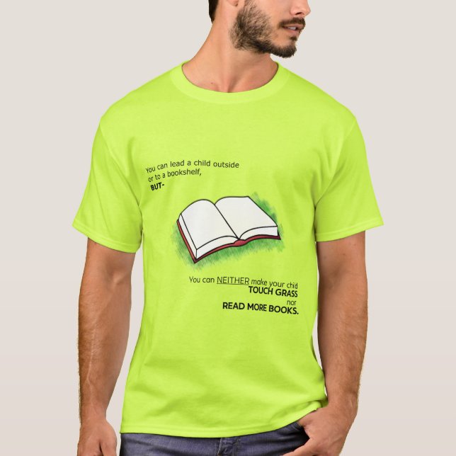 Camiseta Llevar a un niño al exterior o a una estantería (Anverso)