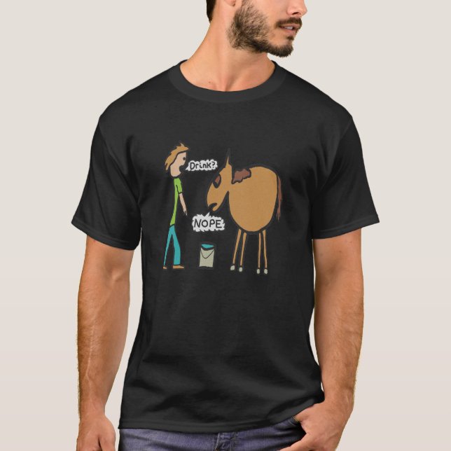 Camiseta Llevar Un Caballo Al Agua (Anverso)