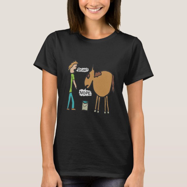 Camiseta Llevar Un Caballo Al Agua (Anverso)