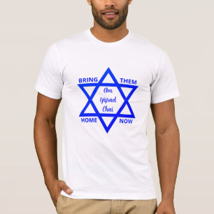 Camiseta LLEVARLOS A CASA AHORA Soy Yisrael Chai T-SHIRT