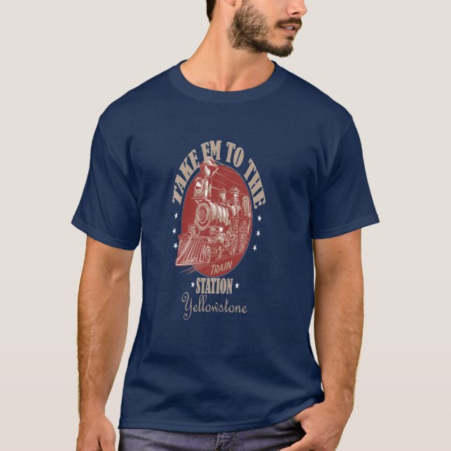 Camiseta Llévatelo A La Estación De Tren Del País Occidenta (Anverso)