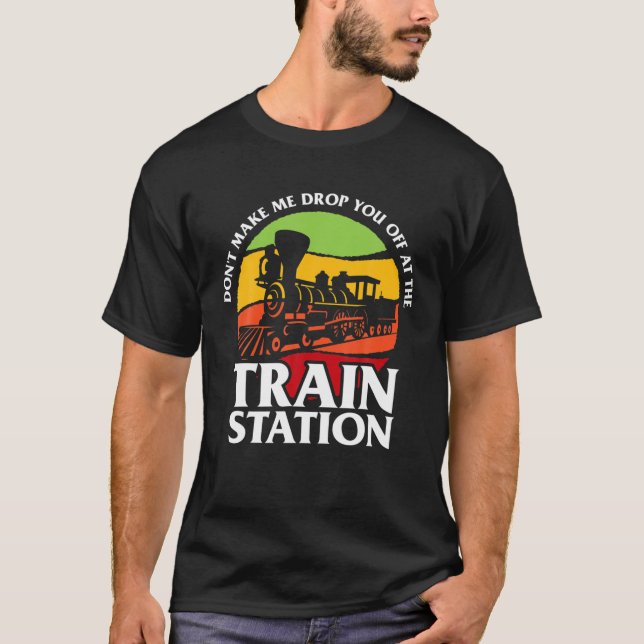 Camiseta Llévenlo A La Estación De Tren - Funny Dutton Yell (Anverso)