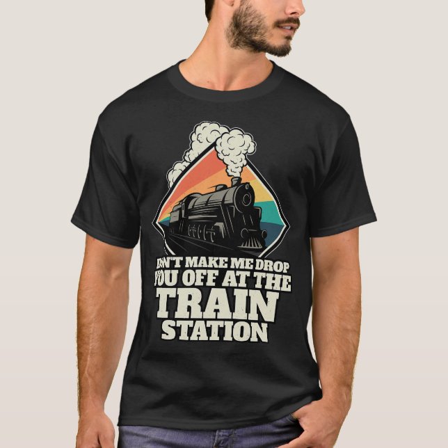 Camiseta Llévenlo A La Estación De Tren Funny Yellows (Anverso)