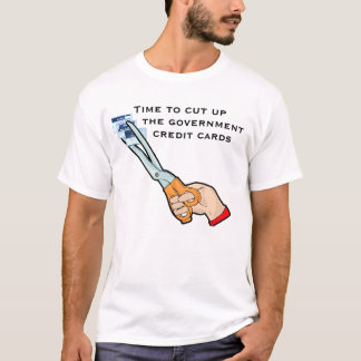 Camiseta Llévese las tarjetas de crédito del gobierno