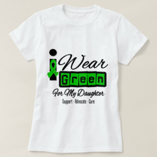 Camiseta Llevo a la hija verde de la cinta (retra) -