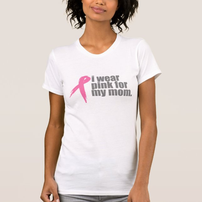 Camiseta Llevo a las FO rosadas mi mamá (Anverso)