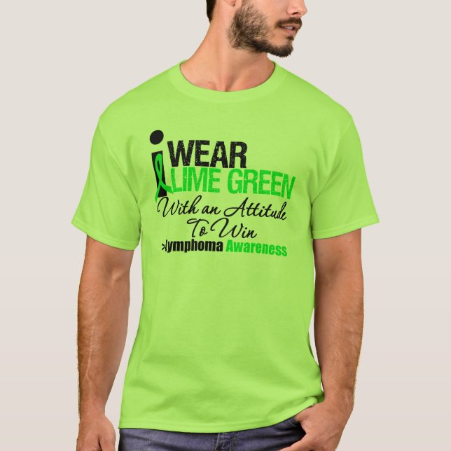 Camiseta Llevo actitud de la verde lima para ganar (Anverso)