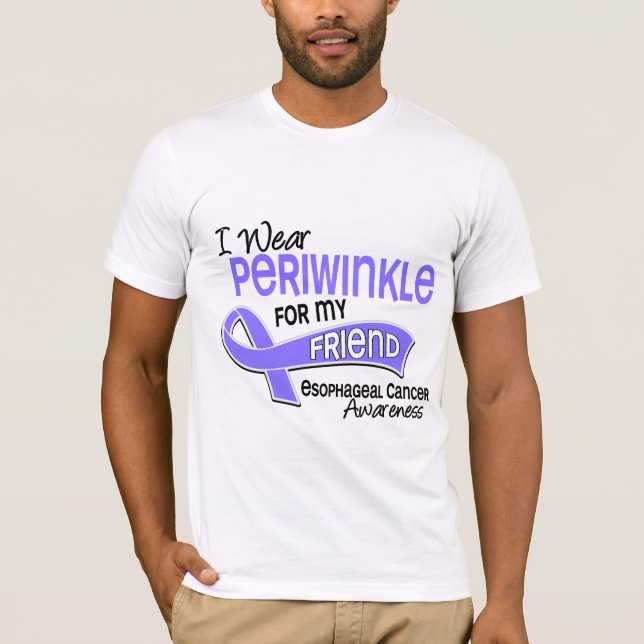 Camiseta Llevo al cáncer del esófago del amigo del bígaro (Anverso)