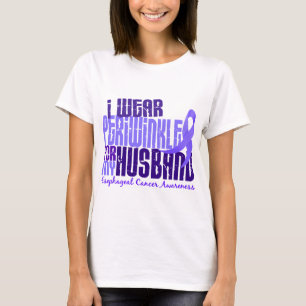 Camiseta Llevo al cáncer del esófago del marido 6,4 del