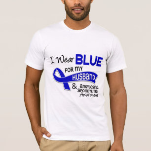 Camiseta Llevo al marido azul 42 Spondylitis Ankylosing