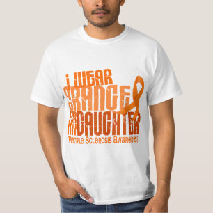 Camiseta Llevo al ms anaranjado de la esclerosis múltiple