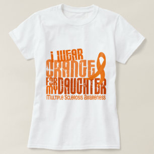 Camiseta Llevo al ms anaranjado de la esclerosis múltiple
