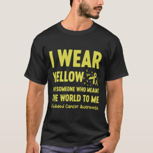 Camiseta Llevo Amarillo Por Alguien Que Significó El Mundo 