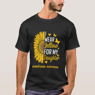 Camiseta Llevo Amarillo Por La Conciencia De La Endometrios