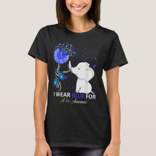 Camiseta Llevo Azul Conciencia del Autismo - Elefante Conci