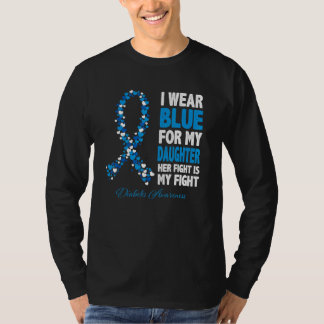 Camiseta Llevo Azul Para Granndma Su Lucha Es Mi Dia De Luc