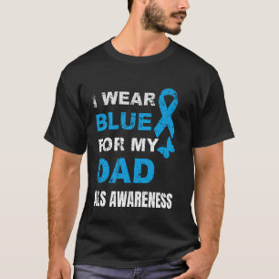 CAMISETA LLEVO AZUL POR LA CONCIENCIACIÓN SOBRE ALS DE MI P