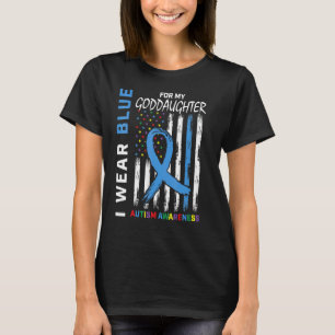 Camiseta Llevo Azul Por Mi Ahijada Conciencia Del Autismo F