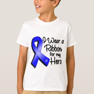 Camiseta Llevo Blue Ribbon para mi héroe