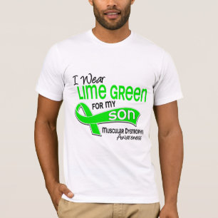 Camiseta Llevo distrofia muscular del hijo de la verde lima