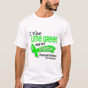 Camiseta Llevo distrofia muscular del Stepdad de la verde