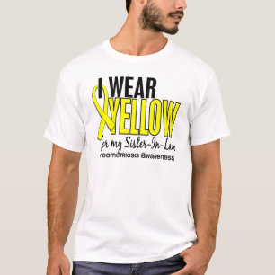 Camiseta Llevo el amarillo para mi cuñada 10 Endometriosi