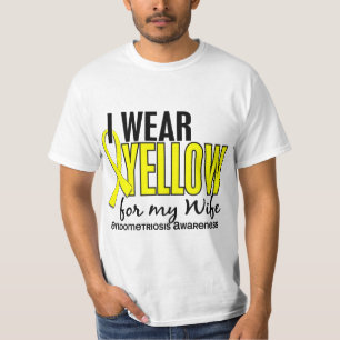 Camiseta Llevo el amarillo para mi endometriosis de la