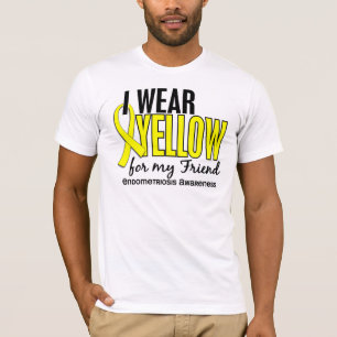 Camiseta Llevo el amarillo para mi endometriosis del amigo
