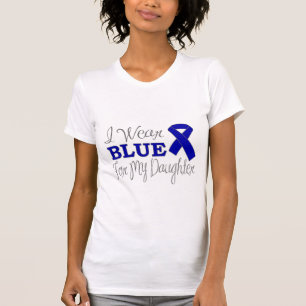 Camiseta Llevo el azul para mi hija (Blue Ribbon)