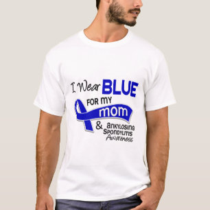 Camiseta Llevo el azul para mi mamá 42 Spondylitis