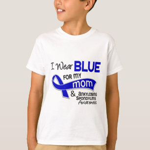 Camiseta Llevo el azul para mi mamá 42 Spondylitis