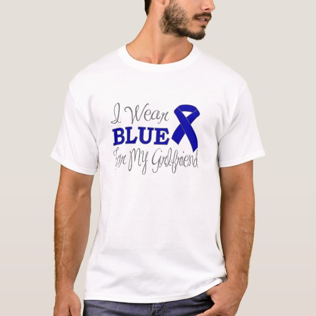 Camiseta Llevo el azul para mi novia (Blue Ribbon) (Anverso)