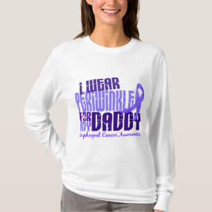 Camiseta Llevo el bígaro para el cáncer del esófago del