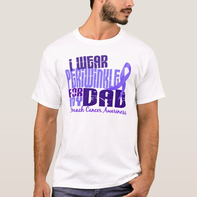 Camiseta Llevo el bígaro para mi cáncer de estómago del (Anverso)