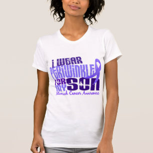 Camiseta Llevo el bígaro para mi cáncer de estómago del