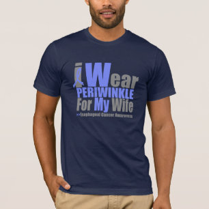 Camiseta Llevo el bígaro para mi cáncer del esófago de l