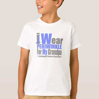 Camiseta Llevo el bígaro para mi cáncer del esófago del