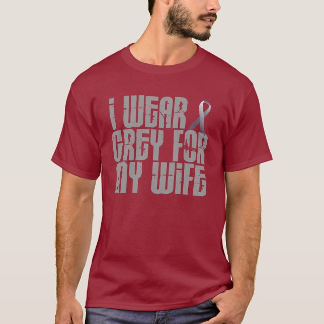 Camiseta Llevo el gris para mi esposa 16 (Anverso)