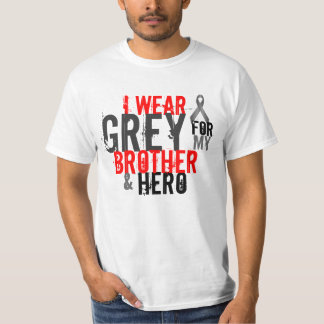 Camiseta llevo el gris para mi hermano y héroe
