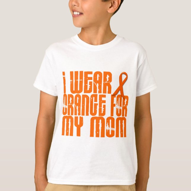 Camiseta Llevo el naranja para mi mamá 16 (Anverso)