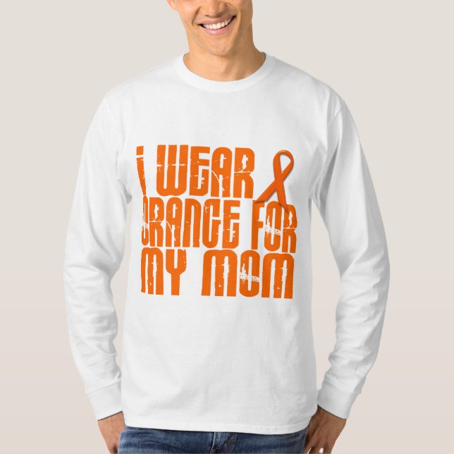Camiseta Llevo el naranja para mi mamá 16 (Anverso)
