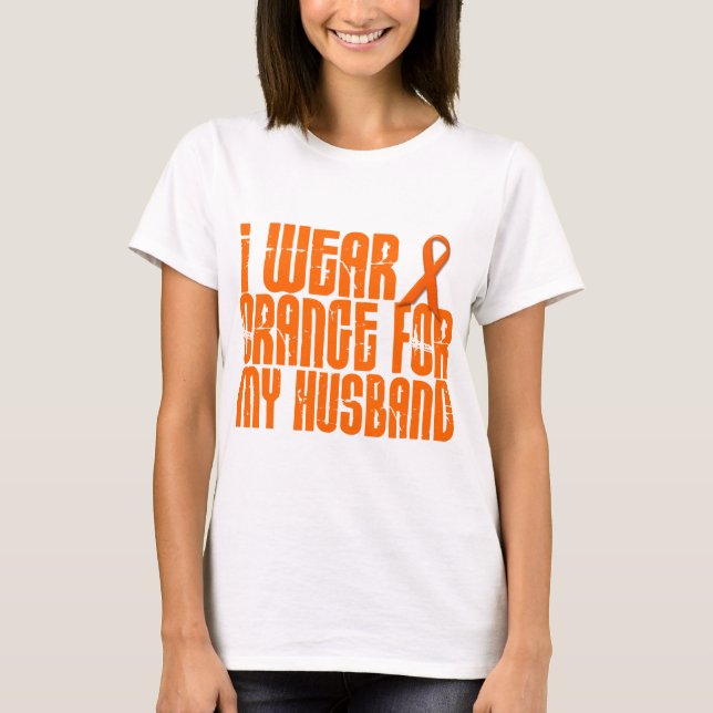 Camiseta Llevo el naranja para mi marido 16 (Anverso)