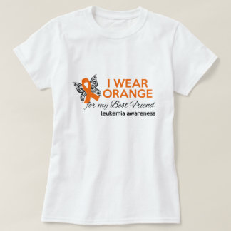 Camiseta Llevo el naranja para mi mejor amigo - leucemia