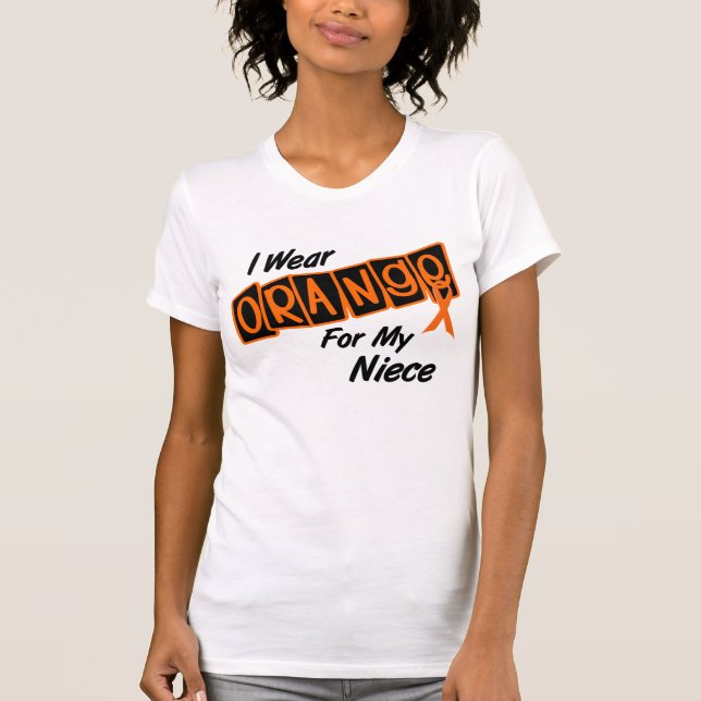 Camiseta Llevo el naranja para mi sobrina 8 (Anverso)