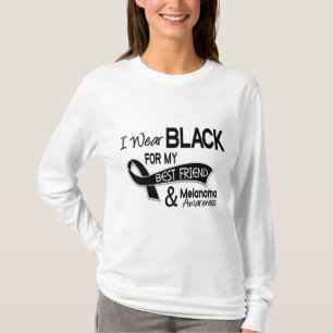 Camiseta Llevo el negro para mi melanoma del mejor amigo 42