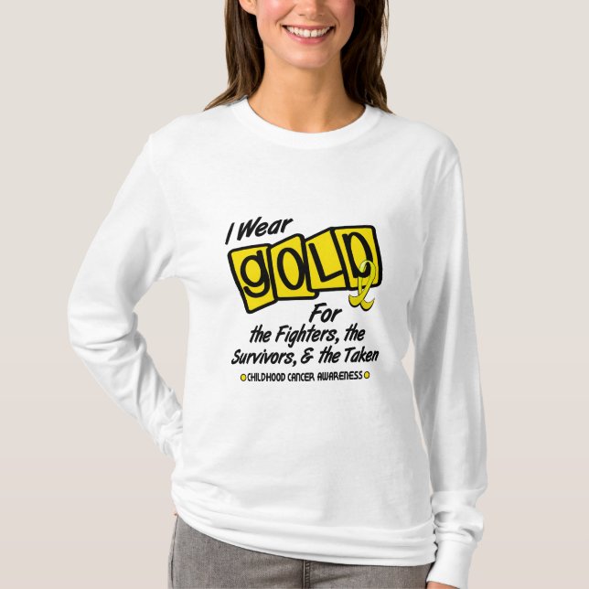 Camiseta Llevo el oro para los SUPERVIVIENTES de los (Anverso)