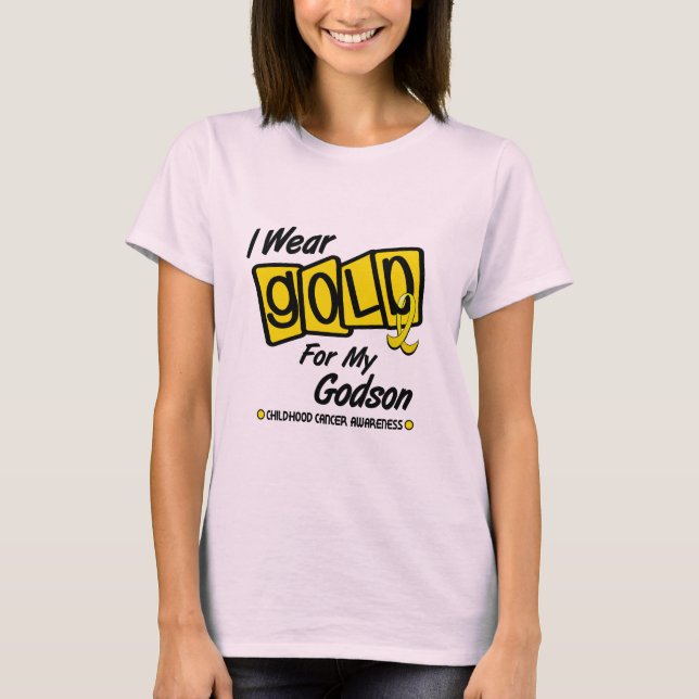 Camiseta Llevo el oro para mi AHIJADO 8 (Anverso)