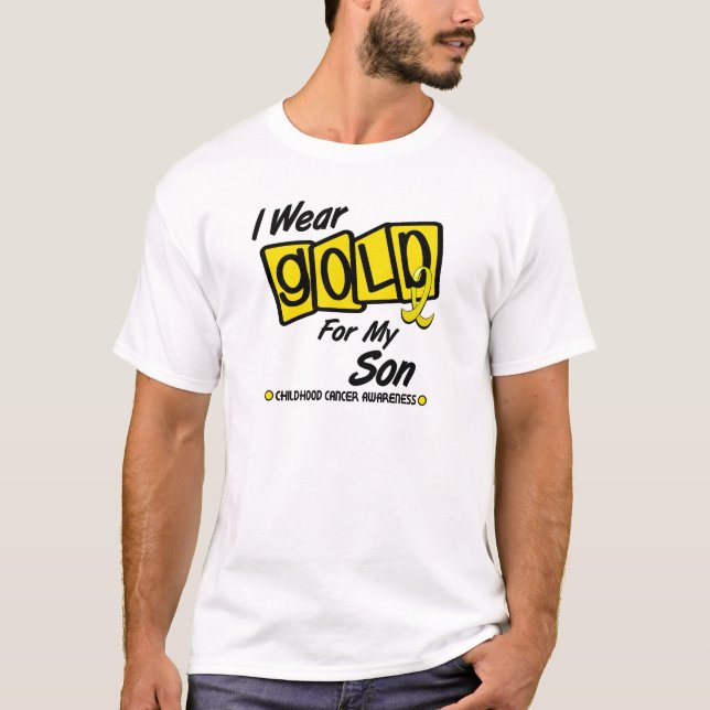 Camiseta Llevo el oro para mi HIJO 8 (Anverso)