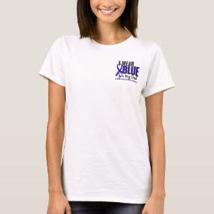 Camiseta Llevo el RA azul de la artritis reumatoide del