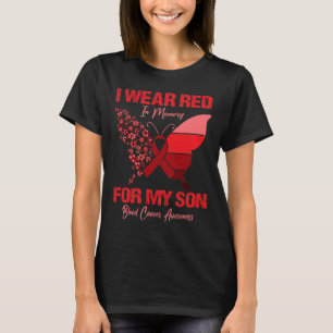 Camiseta Llevo El Rojo En Memoria De Mi Hijo Consciente Del